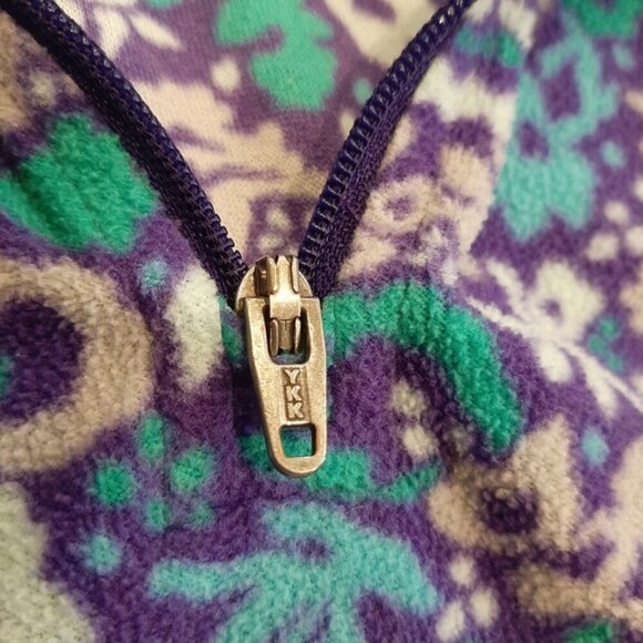 COLUMBIA Quarter Zip Fleece Sweater Winter Fall Spring High Collar - Picture 6 of 11